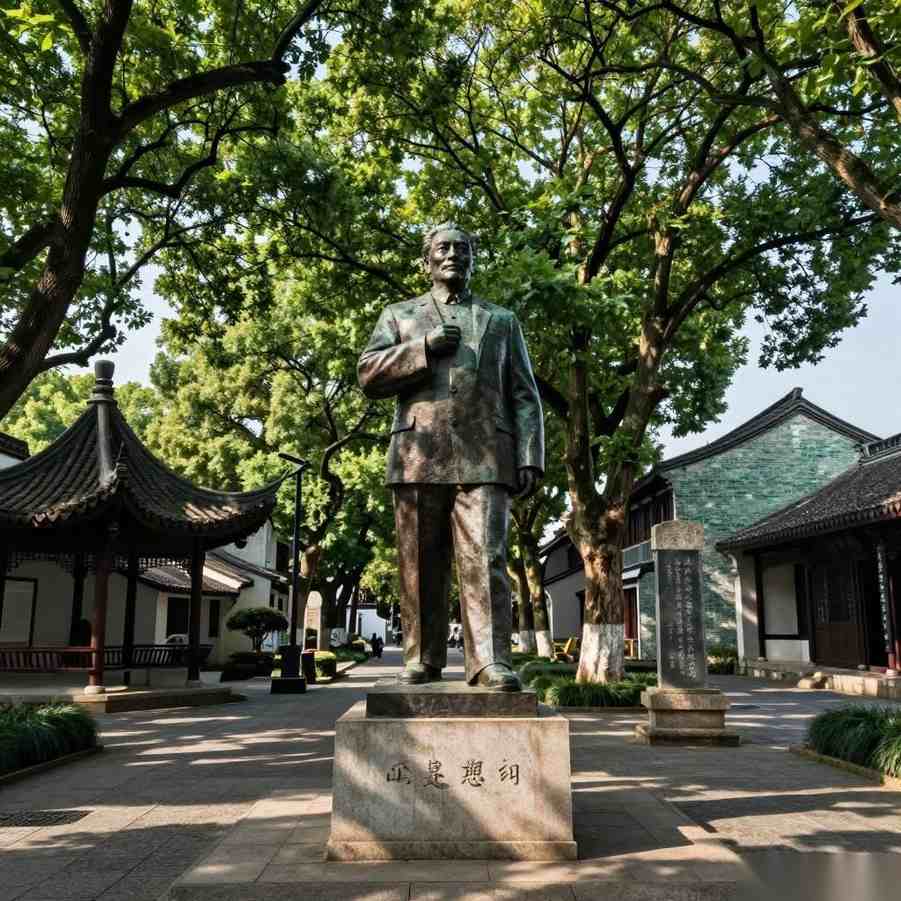 海棠依旧寄哀思 家乡浙江绍兴纪念周恩来逝