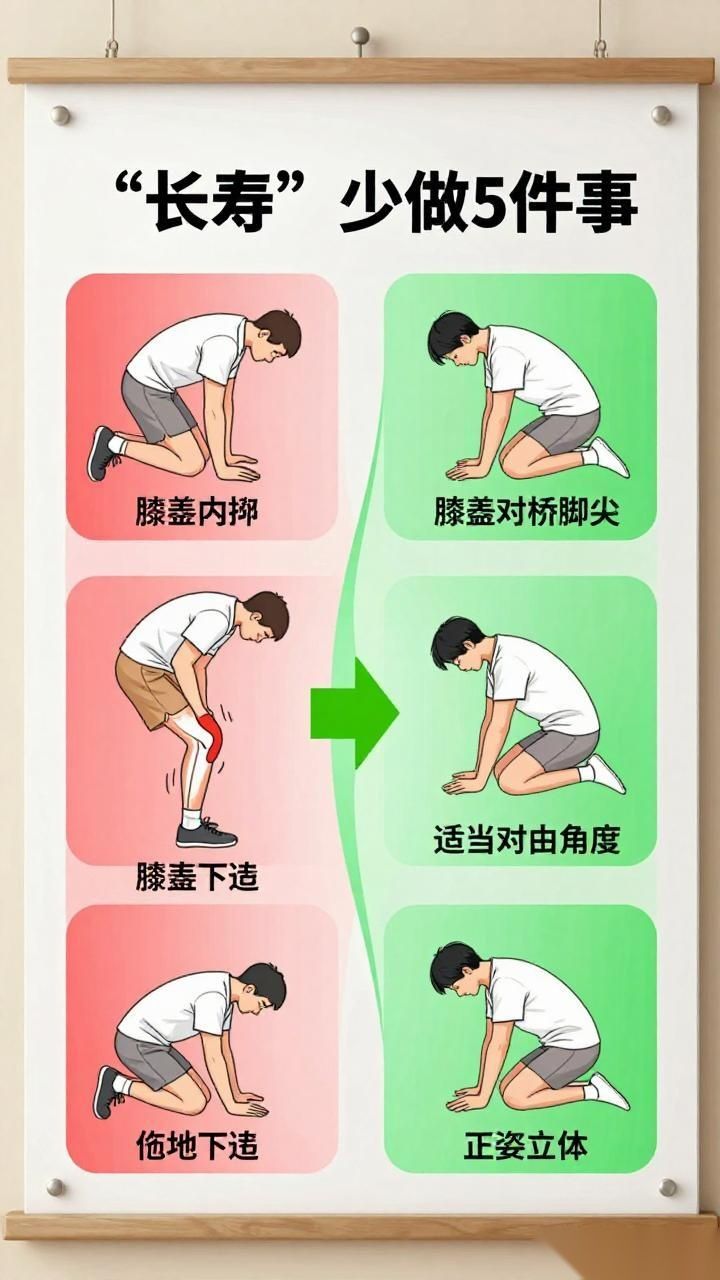 想要膝盖“长寿”,少做这5件事