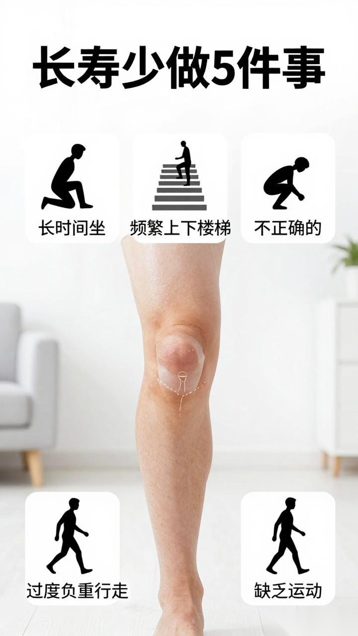 想要膝盖“长寿”,少做这5件事