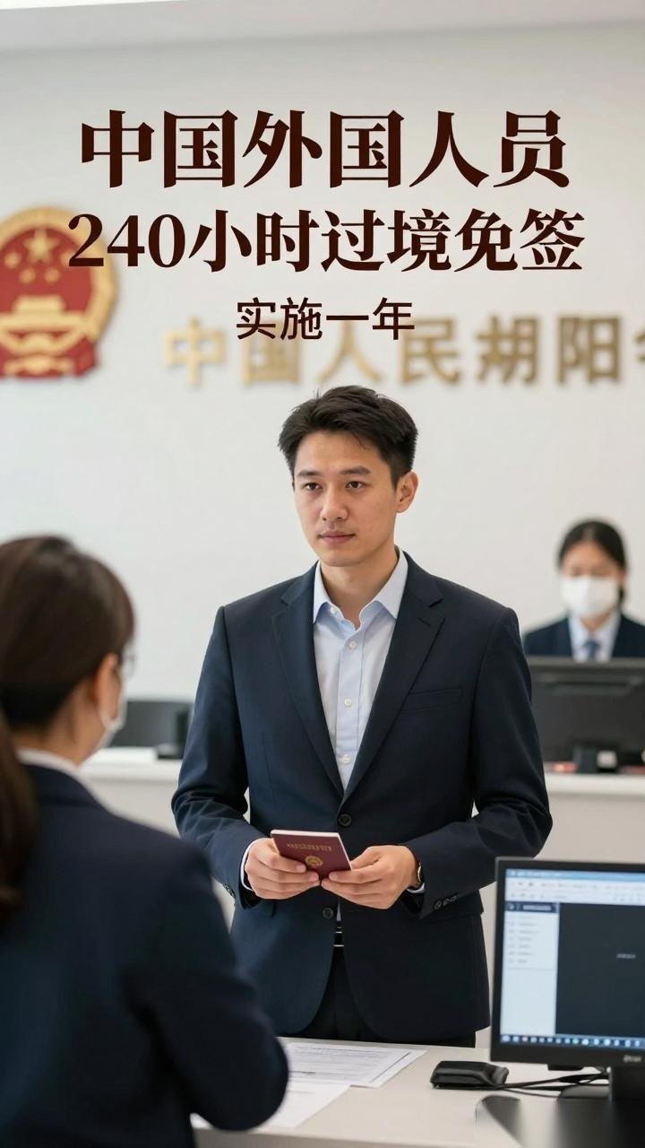 240小时过境免签实施一年来中国入境外国人同比增27.2%
