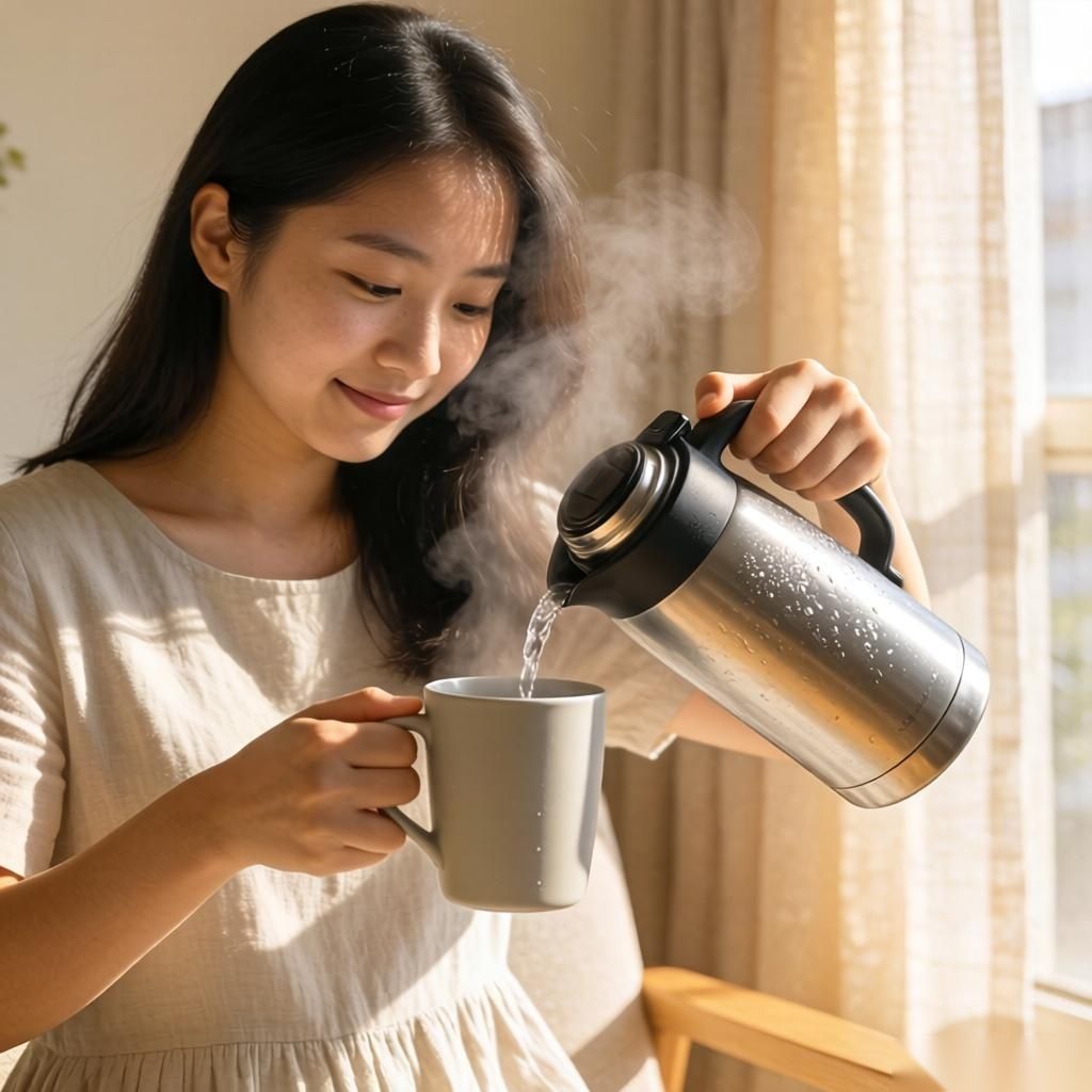 保温杯突然爆炸致女子双脚浅二度烫伤 这些危险习惯要远离