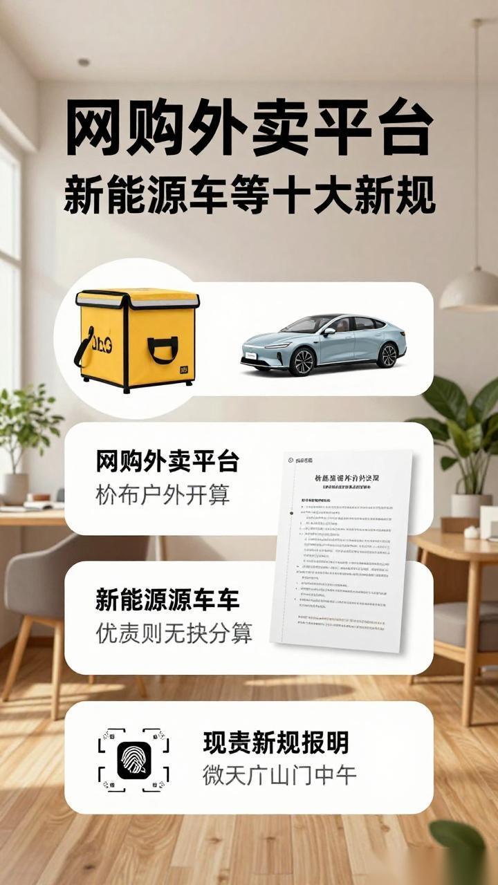 覆盖网购外卖平台、新能源车等 十大新规整治“内卷式”竞争