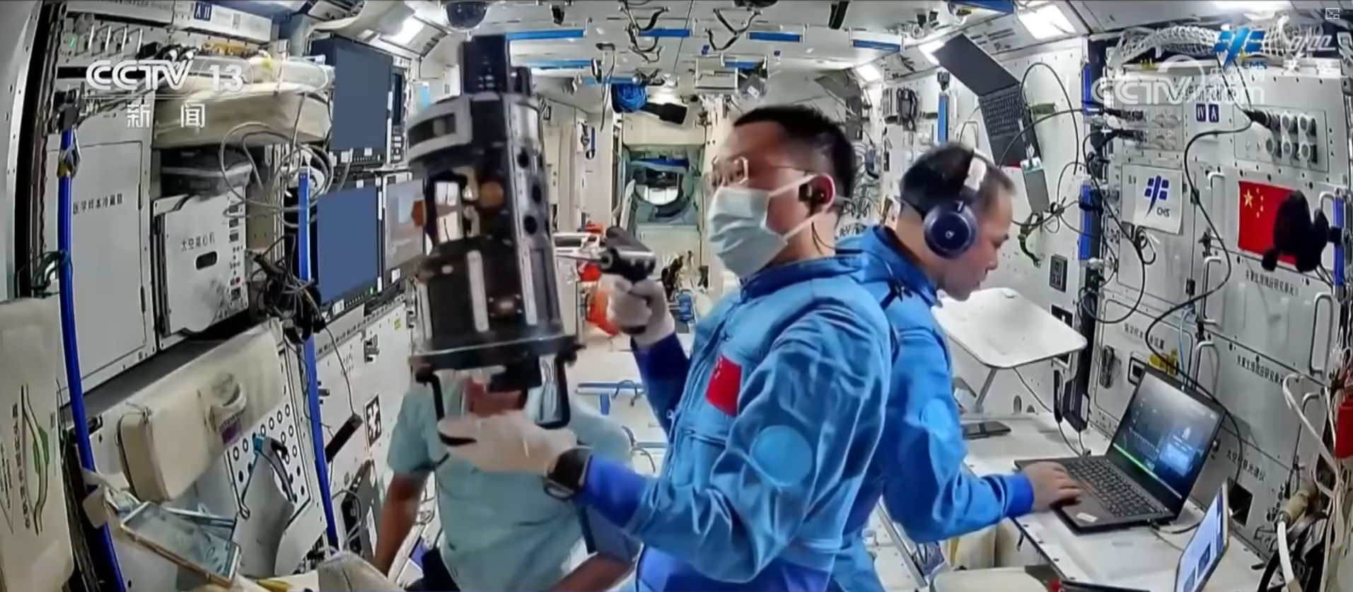 项目测试、科学实验、医学检查……忙中有序!神二十一乘组工作日志“上新”(图5) 项目测试、科学实验、医学检查……忙中有序!神二十一乘组工作日志“上新”(图5)