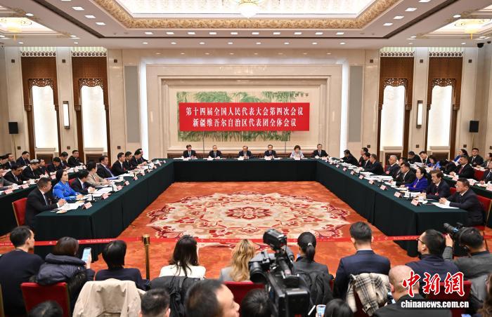 （全国两会）新疆代表团谈“风”“光”优势：向戈壁要算力(图1)