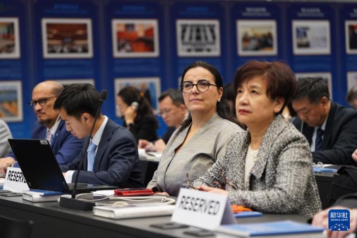 全球治理研讨会暨《新时代治国理政纪实》第一卷英文版发布会在瑞士日内瓦举行(图2) 全球治理研讨会暨《新时代治国理政纪实》第一卷英文版发布会在瑞士日内瓦举行(图2)